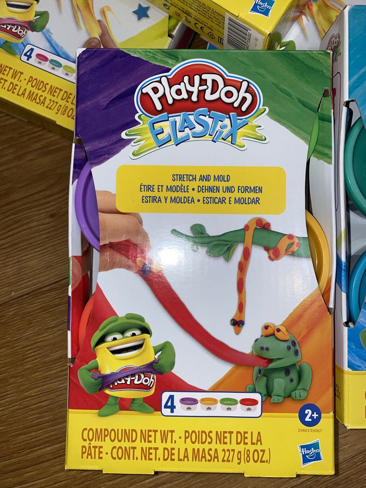 Тесто для лепки, пластилин Play-Doh ELASTIX