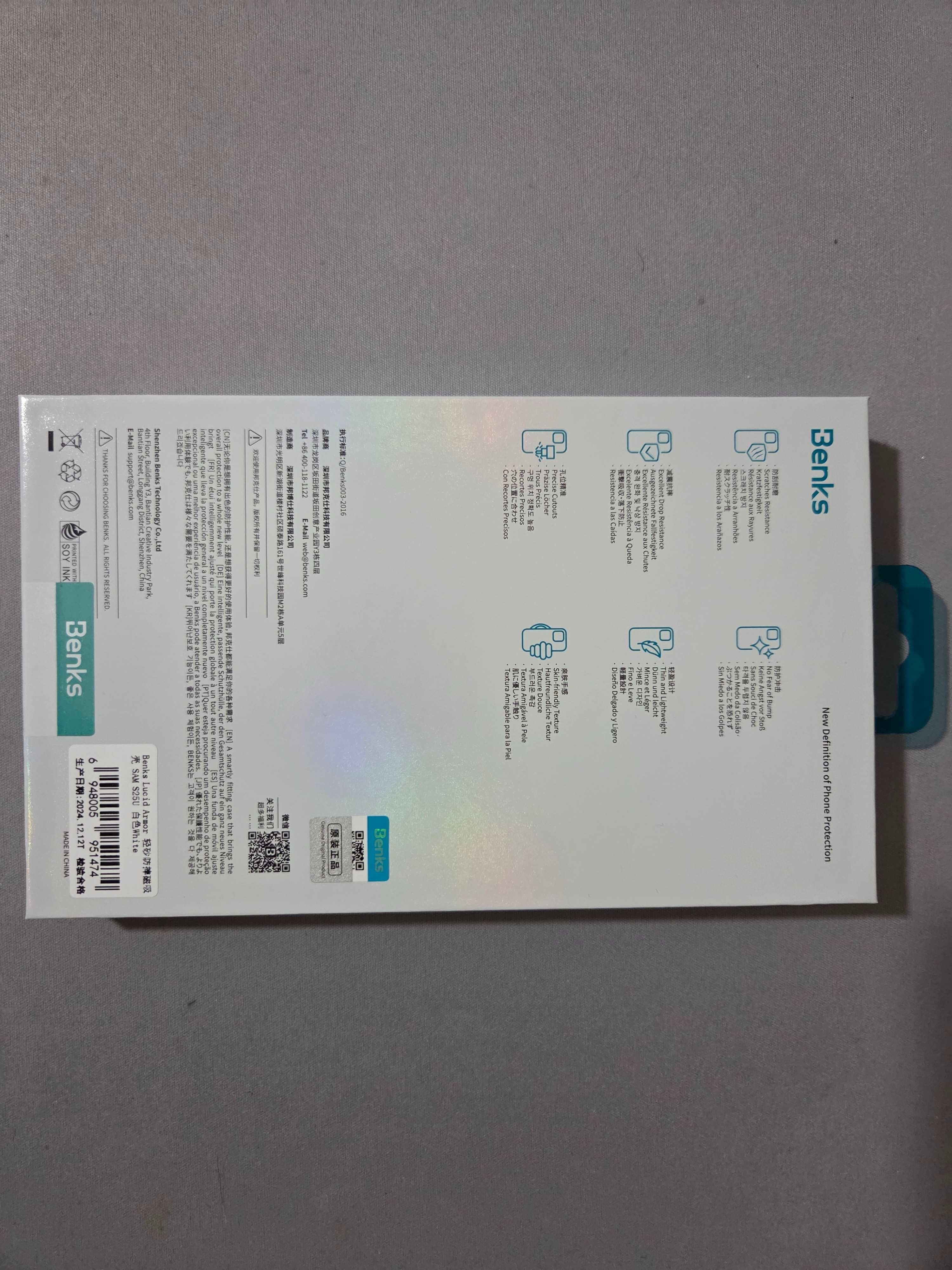 Capa Benks Samsung S25 ULTRA compatível MagSafe Transparente