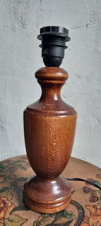Lampa drewniana vintage