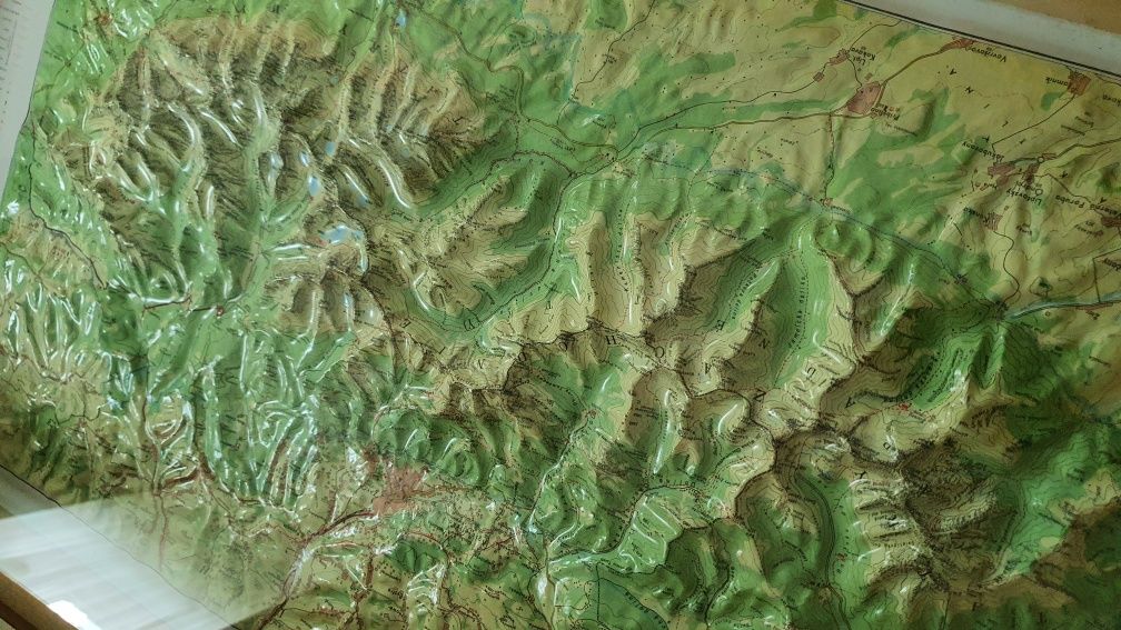 Tatry 3D Zakopane Obraz Mapa Turystyczna 1: 75 000