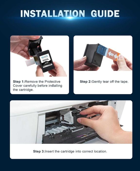 Картридж 305 XL чорний , 2 штуки - комплект