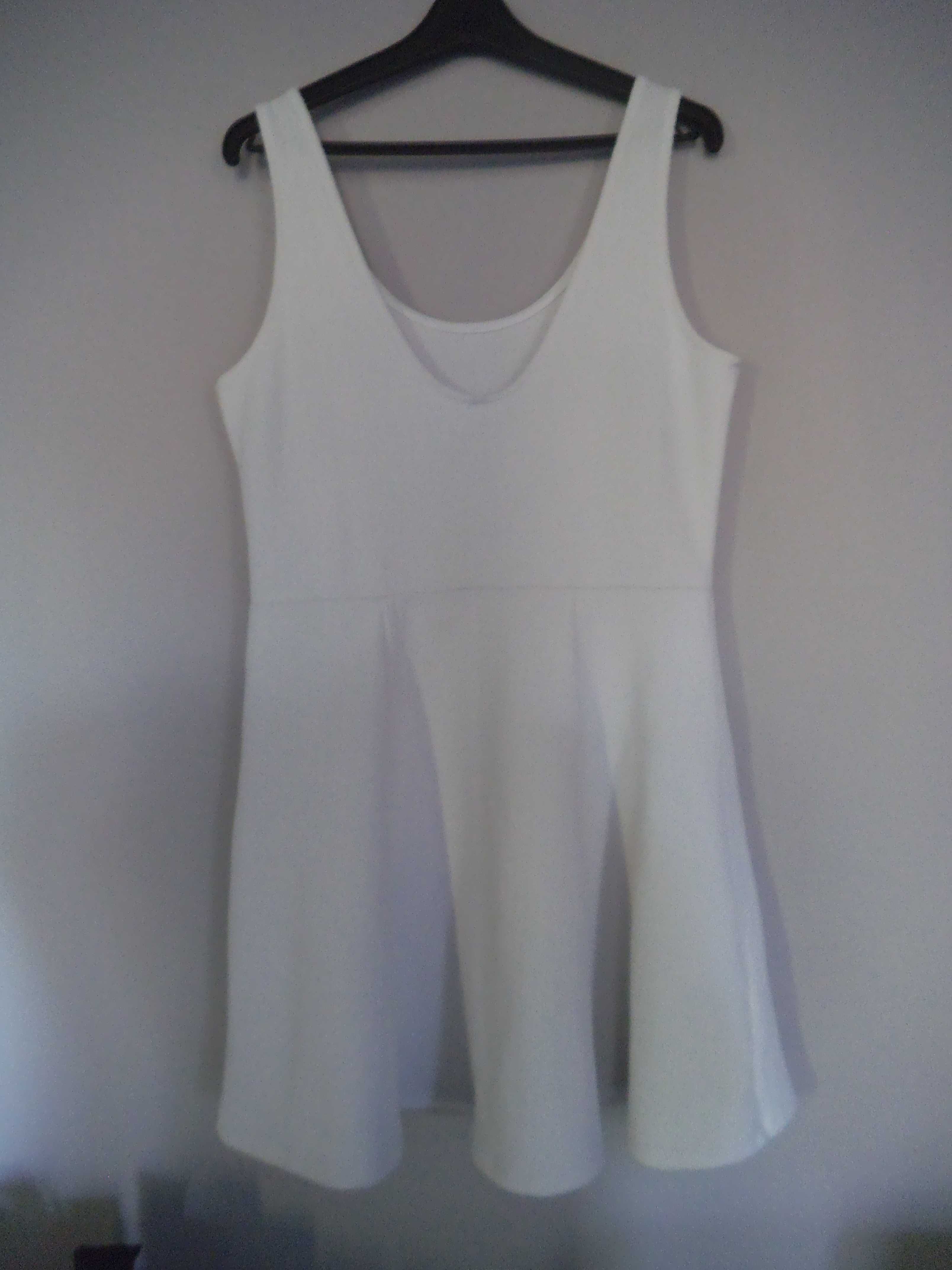biała sukienka H&M
