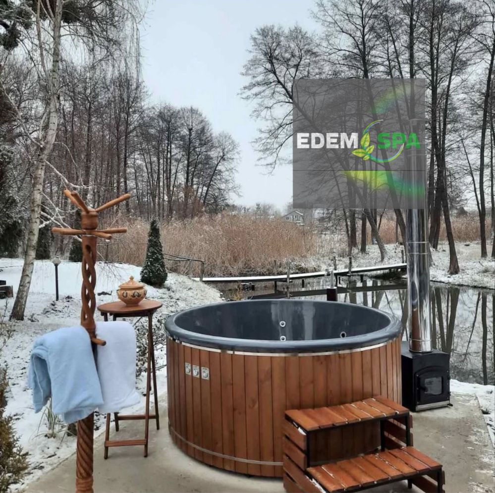 Чан від виробника! Спа купель! Купіль з джакузі! Баня офуро!