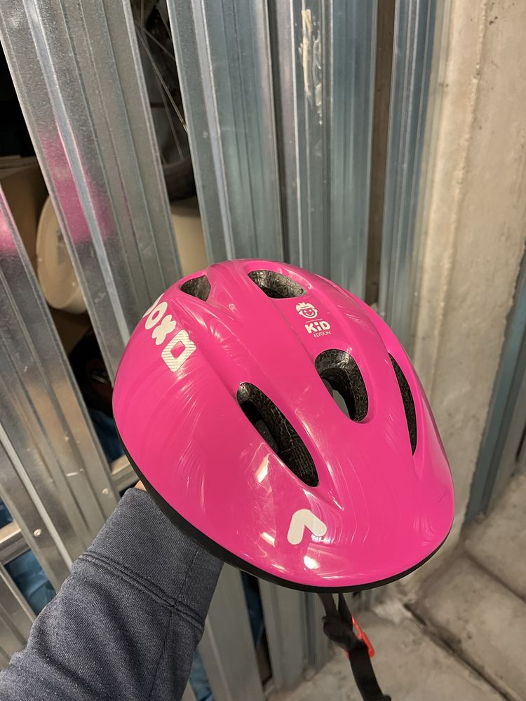 Kask rowerowy różowy KH 300