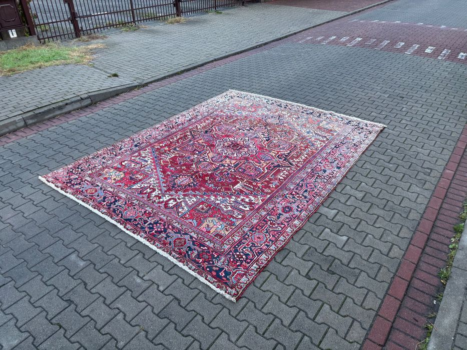 Dywan Perski Heriz 330x250 Ręcznie Tkany Vintage