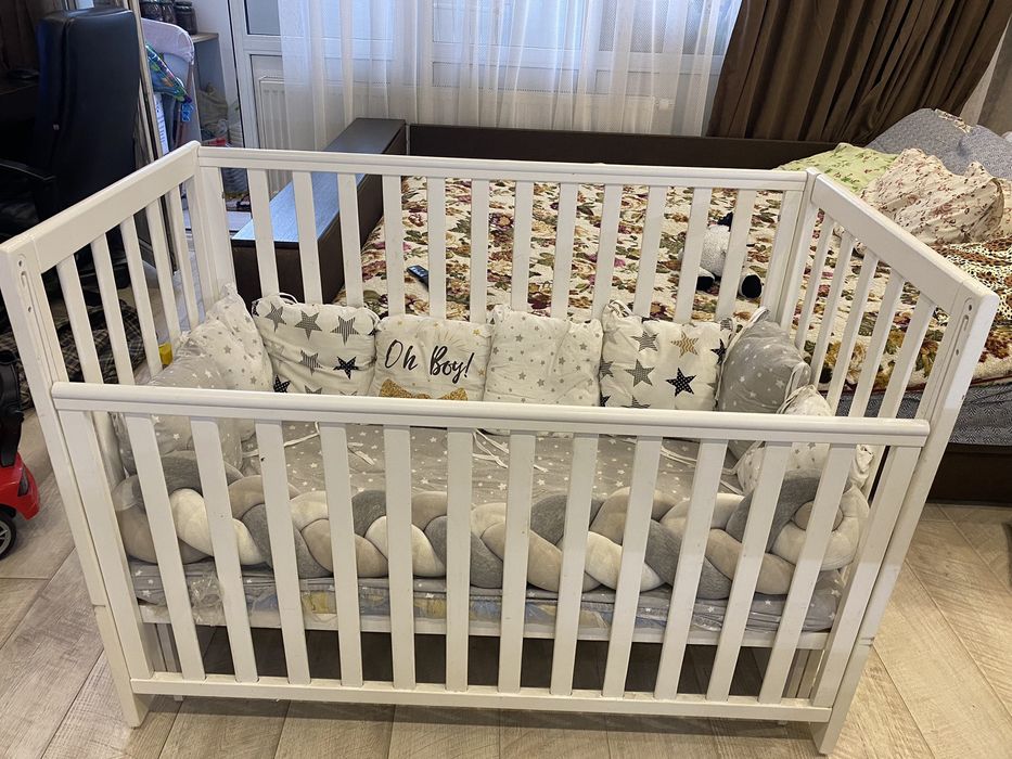 Дитяча кроватка Верес+комод з пеленальним столиком