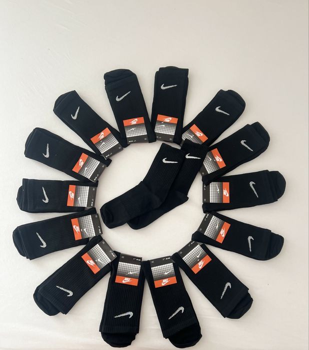 Skarpetki Nike Długie Czarne