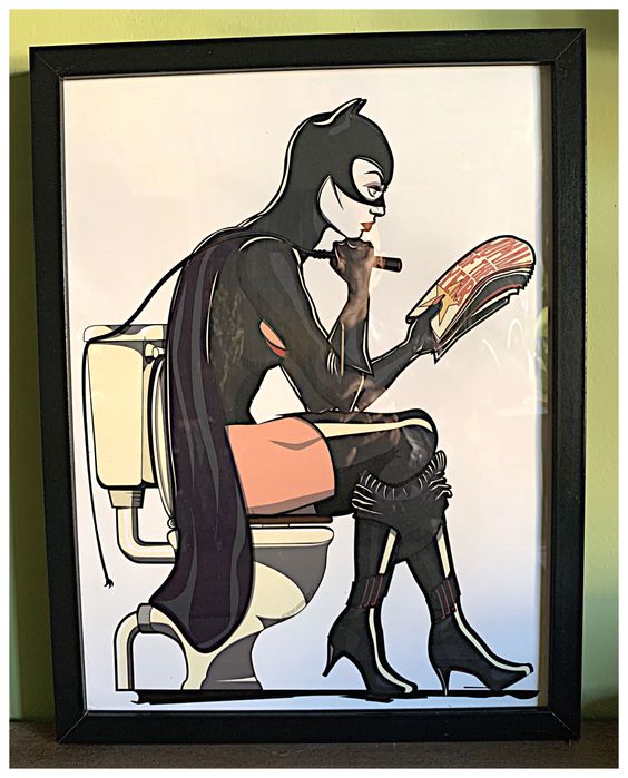 Quadro Catwoman/Superman WC
