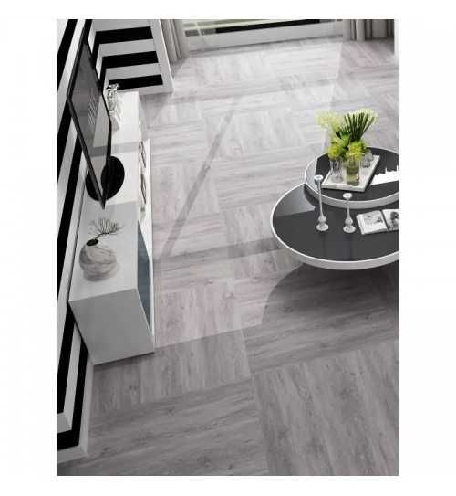 ТОП! Самоклеюча Вінілова плитка 91*15 см, виниловая плитка Сіре дерево