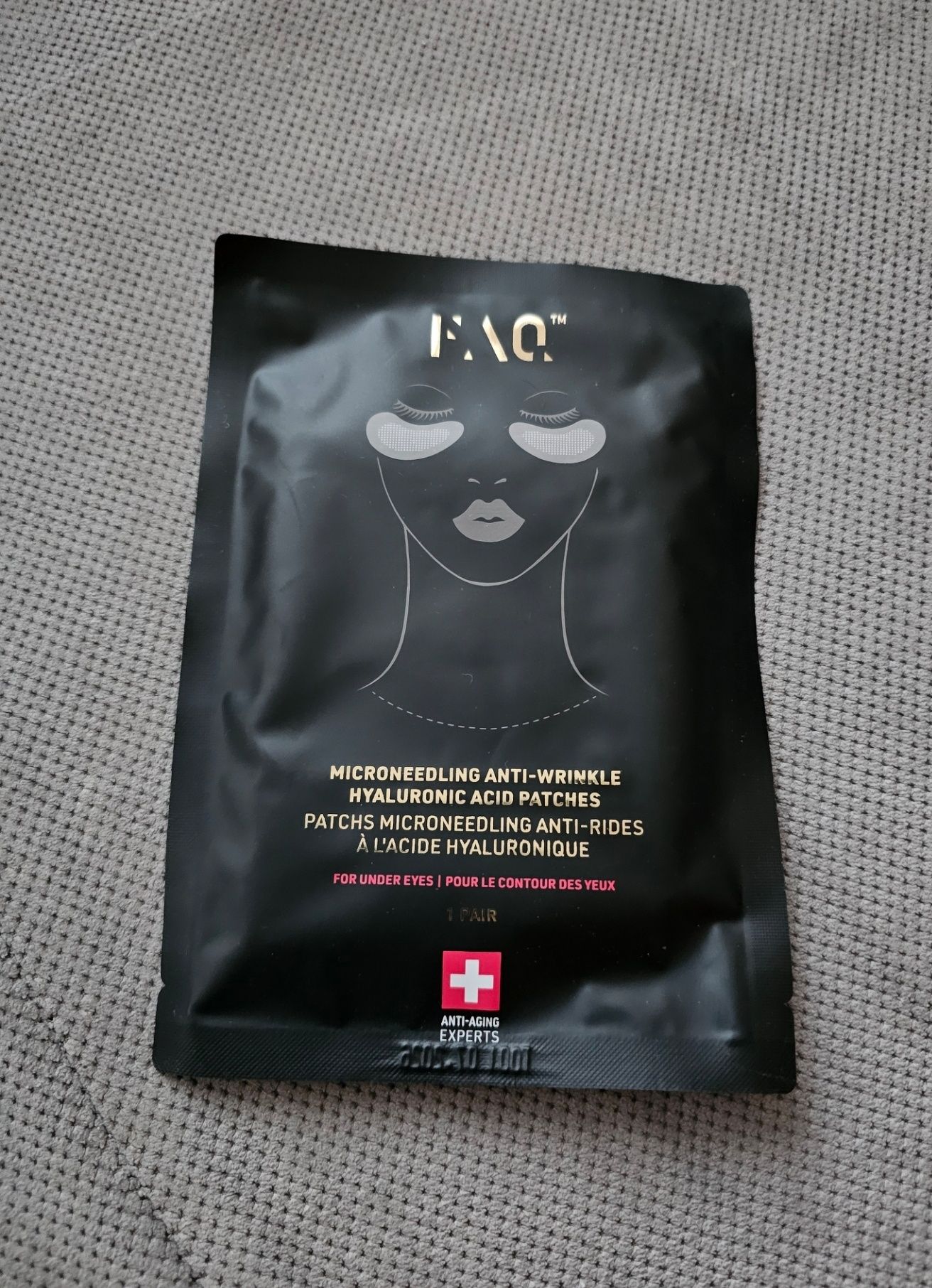FOREO FAQ Microneedling plastry płatki przeciwzmarszczkowe pod oczy