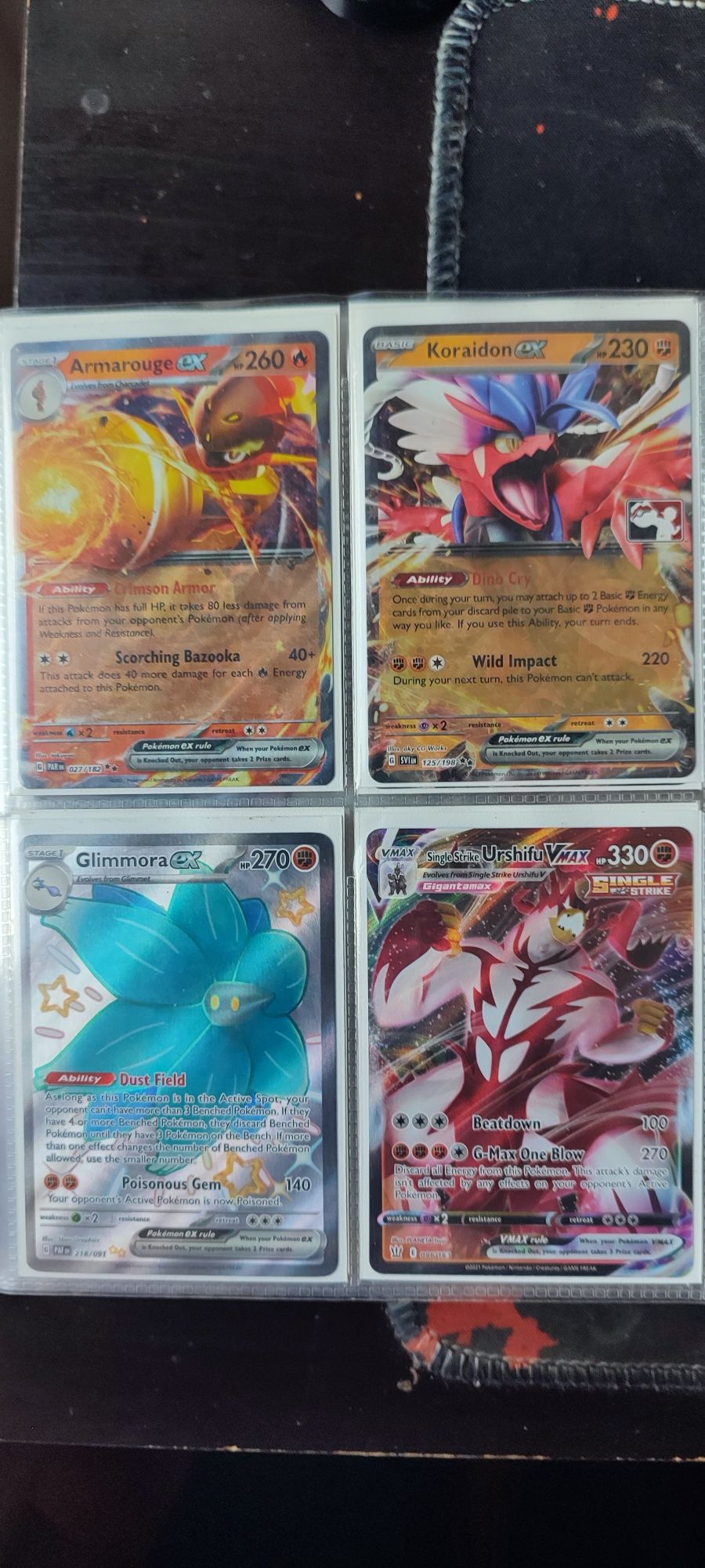 Cartas Pokémon Ex , GX , VMax , VStar
