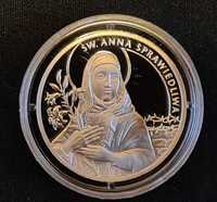 Święta Anna Sprawiedliwa medal srebro