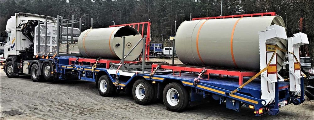 Transport HDS Dłużyca 26T niskopodwoziowa