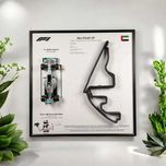 АРТ Рамка з 3D Трасою Abu Dhabi GP  F1 W05 Hybrid #44 Lewis Hamilton