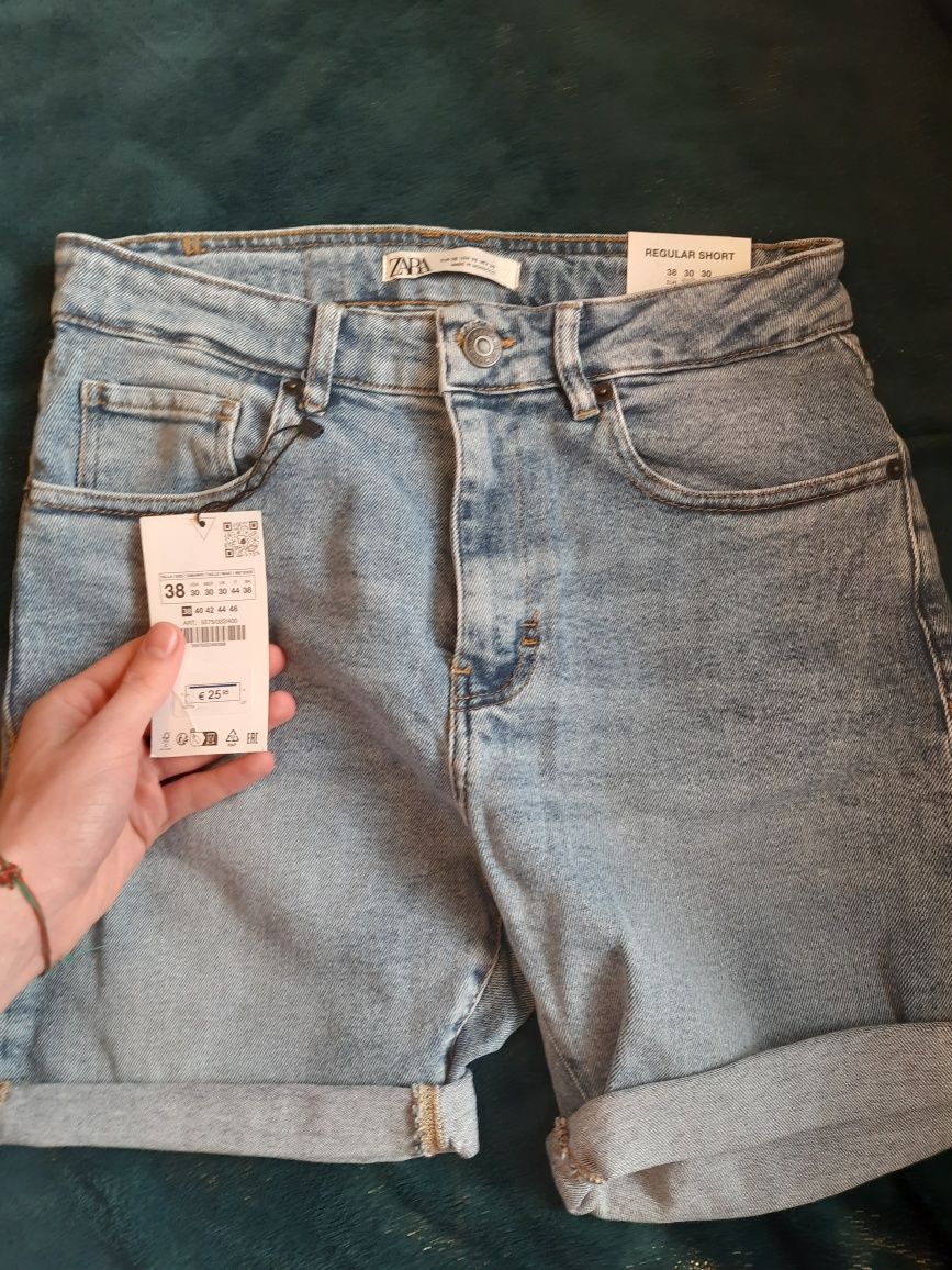 Мужские джинсовые шорты Zara