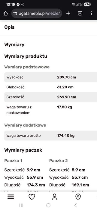 Sprzedam dużą szafe Recover