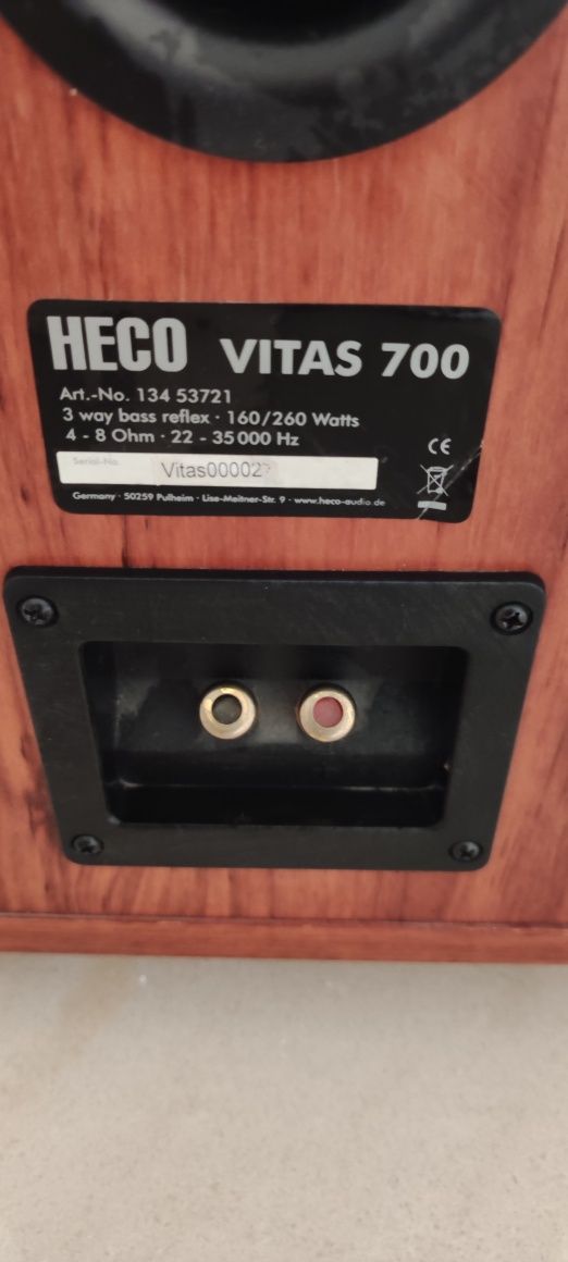 Kolumny Heco Vitas 700 + amplituner Yamaha