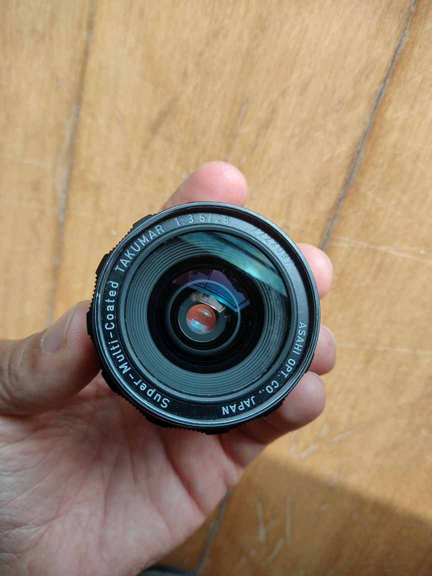 Super-Multi-Coated Takumar 28mm 3.5 com fungos