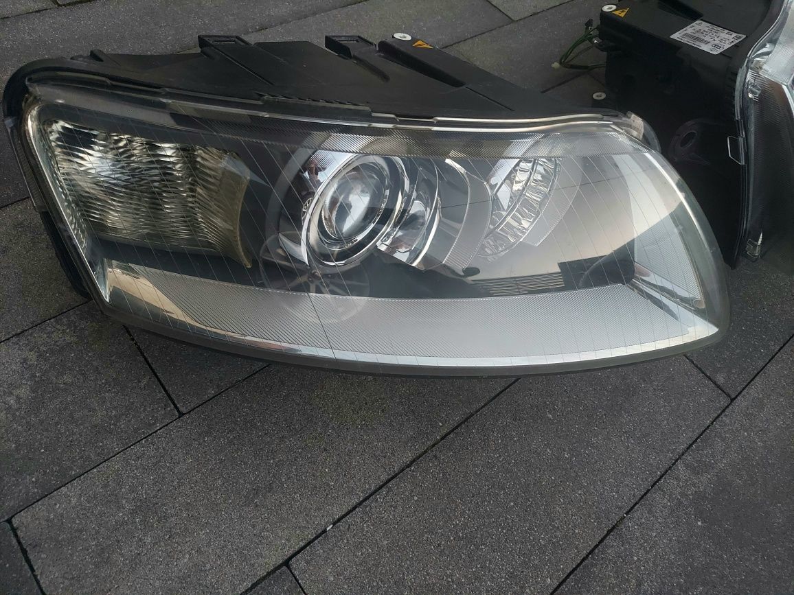 Reflektor lampa przód prawa lewa bi-xenon /europejska/ Audi a6 c6