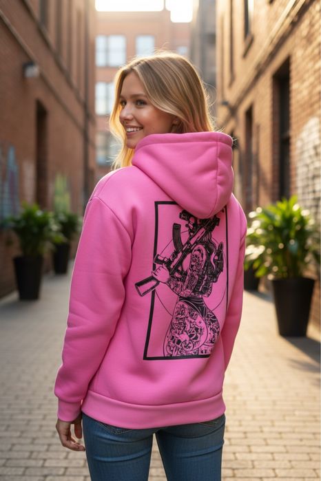 Худі теплі з принтом власне виробництво