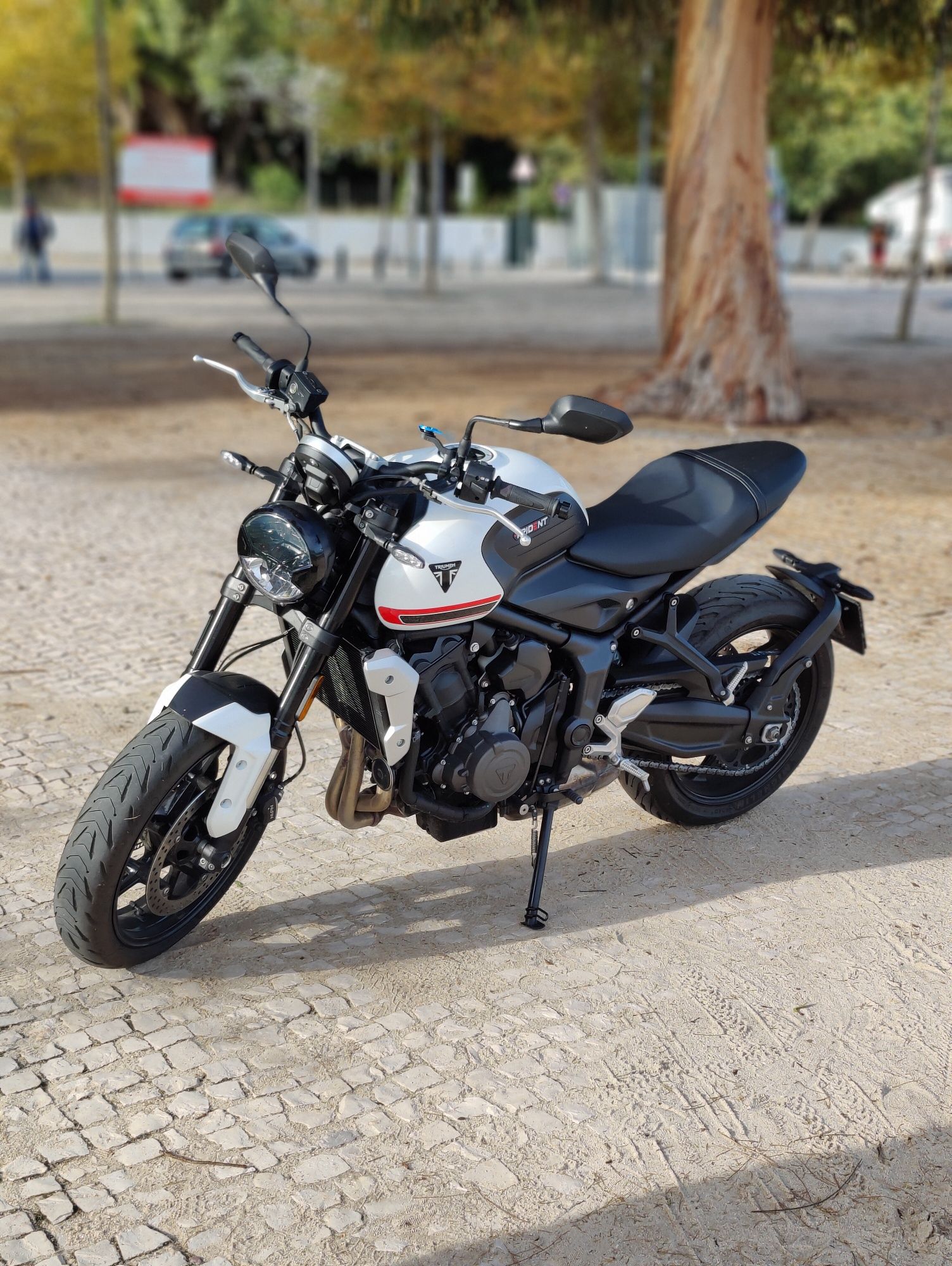 Triumph trident 660 revisão feita