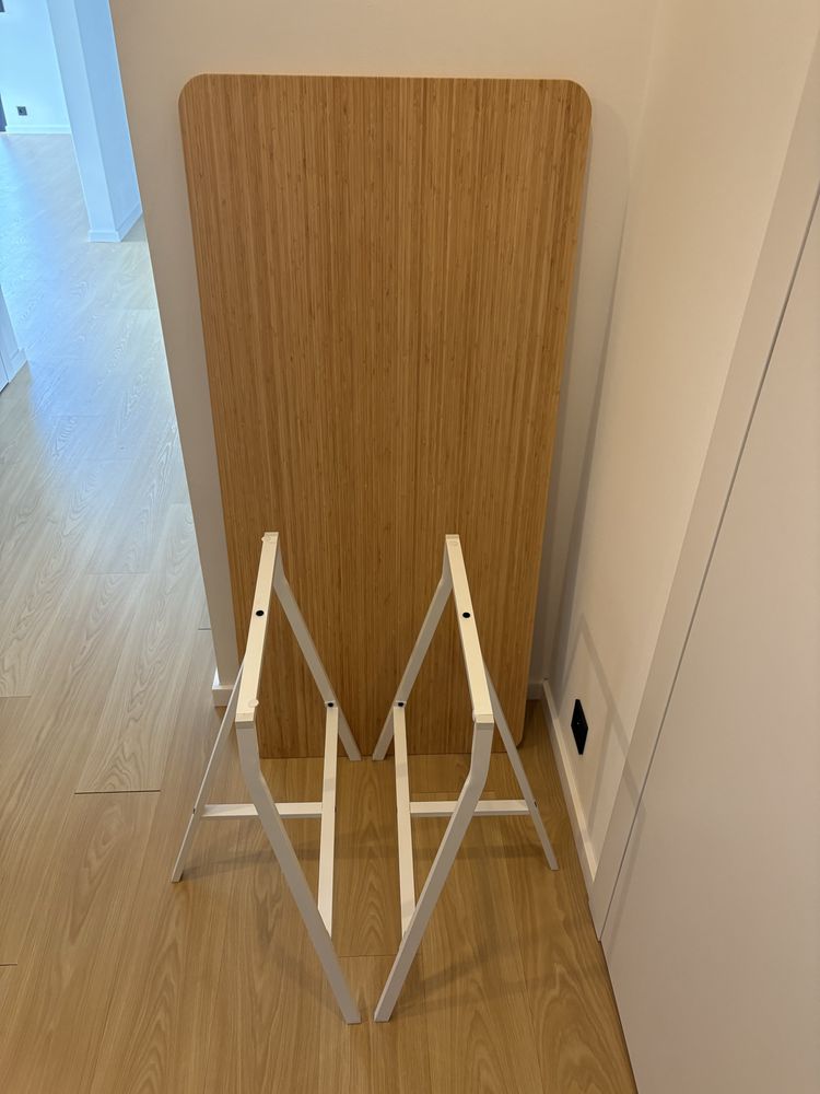 Biurko Ikea - blat i 2 x biały kozioł, używane