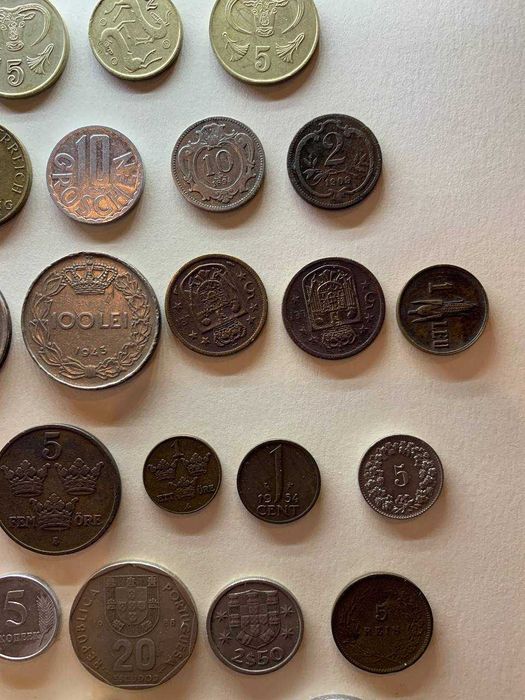Монеты  Европы разные