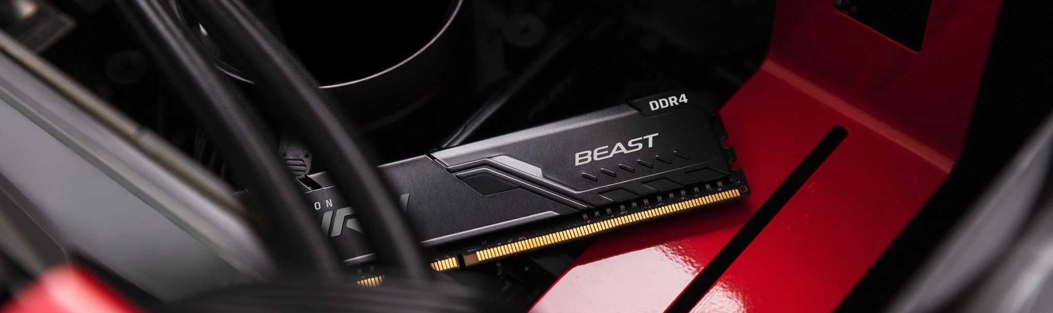 Новый модуль памяти Kingston FURY Beast DDR4 2666MT/s  8GB (1x8GB)