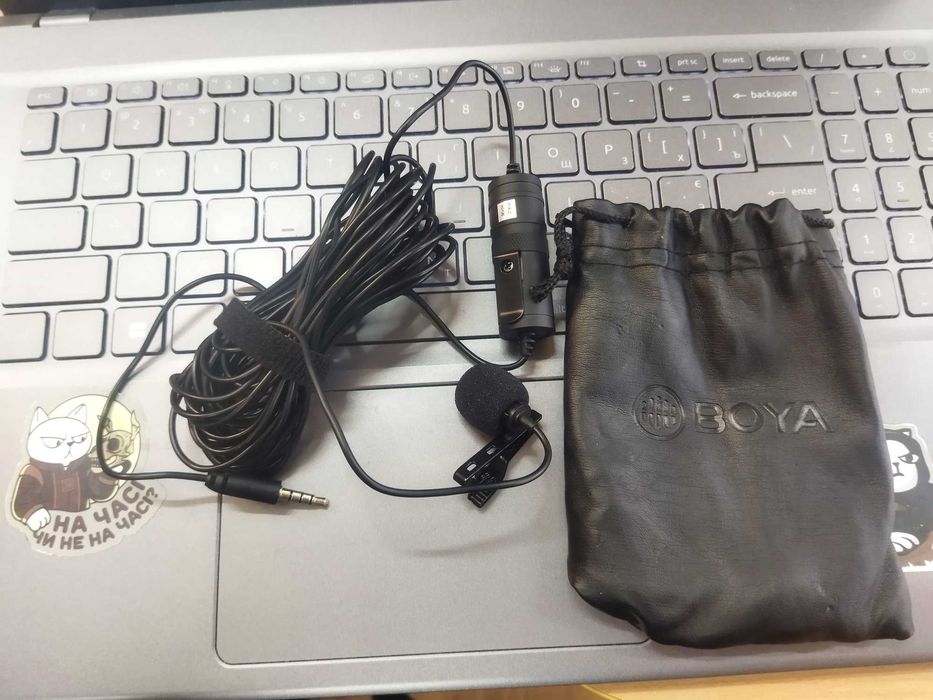 Петличний мікрофон BOYA BY-M1 — універсальний звук.