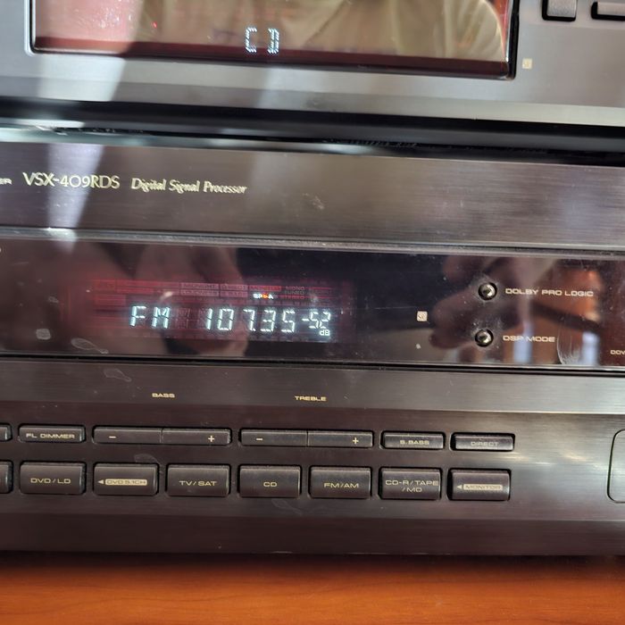 Amplificador VSX409RDS e DVD343