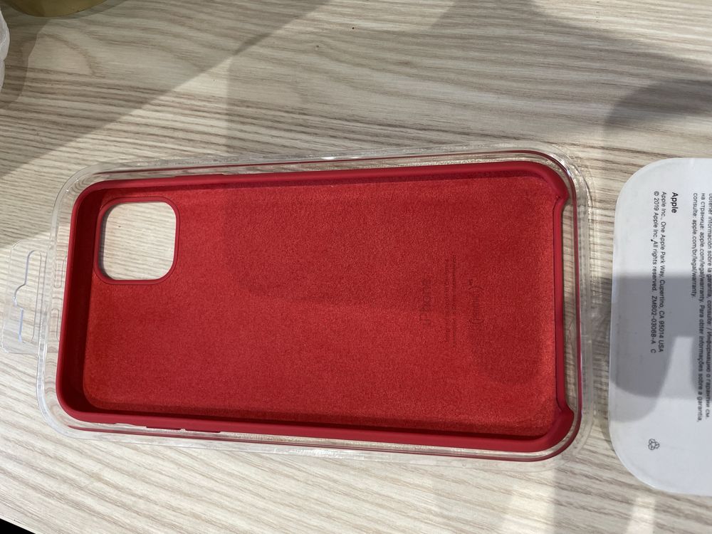 iPhone 11 Pro Max Silicone Case produkt Red