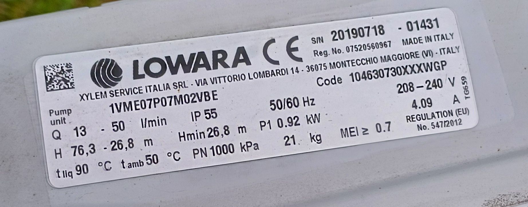 Separator powietrza pompa wody Lowara Flamco Vacumat Eco 600