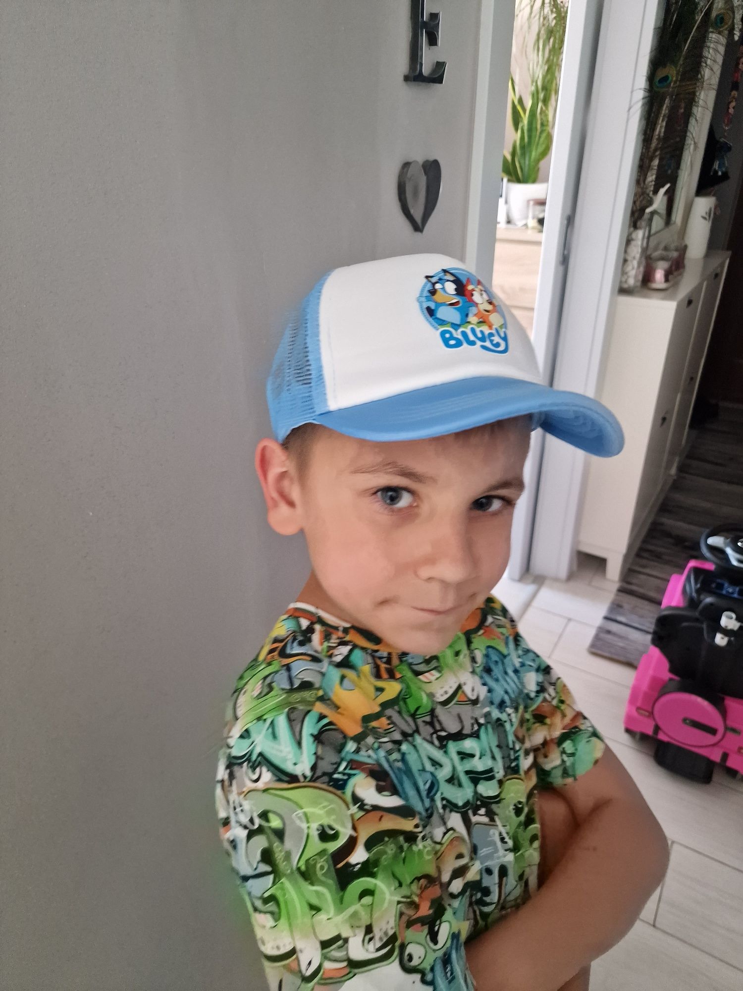 Czapka z daszkiem Bluey dla chlopca lub dziewczynki