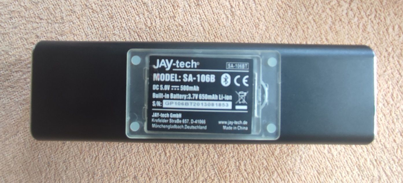Głośnik Jay-Tech mini bass cube bluetooth