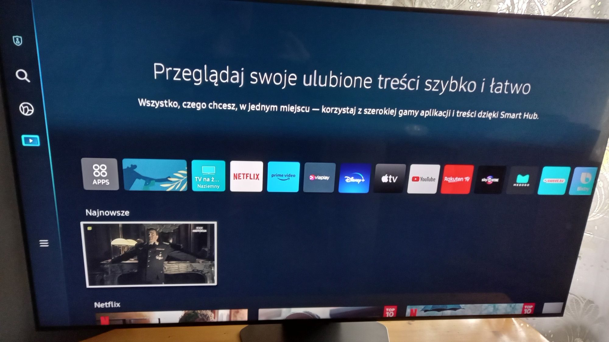 REZERWACJA ! 120Hz QLED-Samsung 4K 55 cali QE55Q80C  12 mc gwarancji