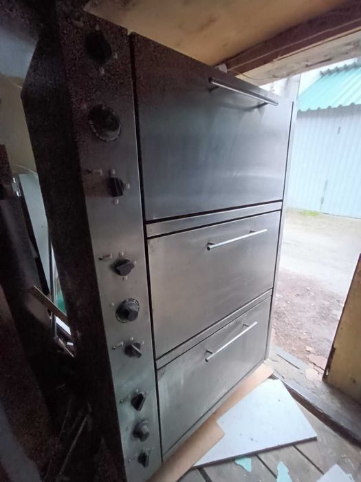 Шафа жарочна 14,4 кВт нерж 3 секції духовка