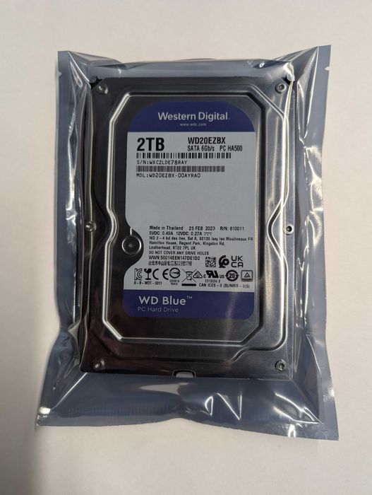 HDD WD Blue 2TB (WD20EZBX) 3,5"