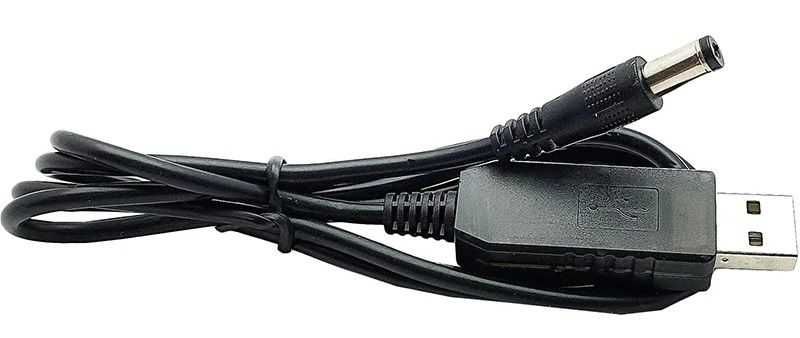 Кабель живлення ACCLAB USB to DC 5.5 х 2.1 мм чорний