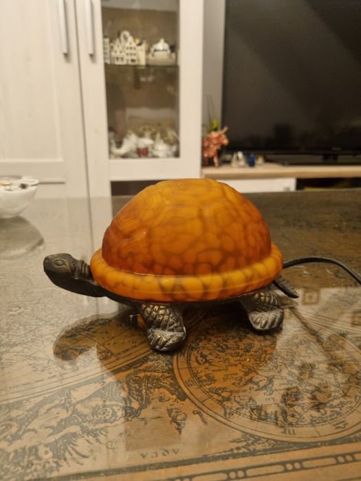 Lampka nocna w stylu Tiffany/Żółw