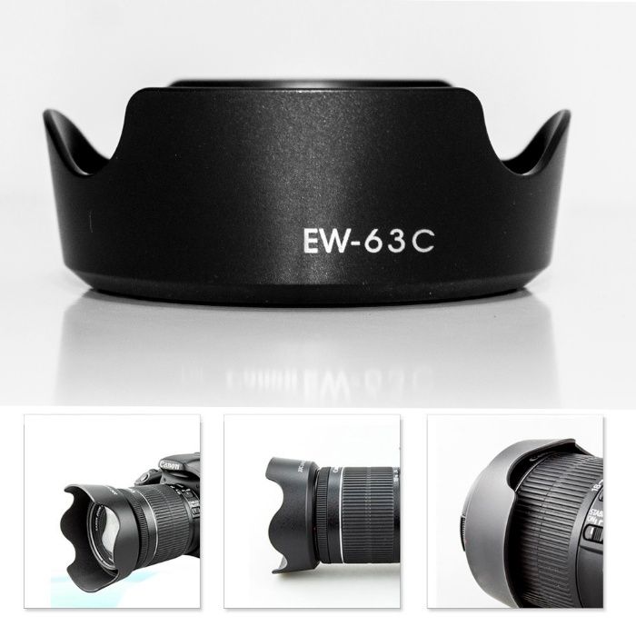 Pára-sol EW-63C para lente Canon 18-55mm IS STM