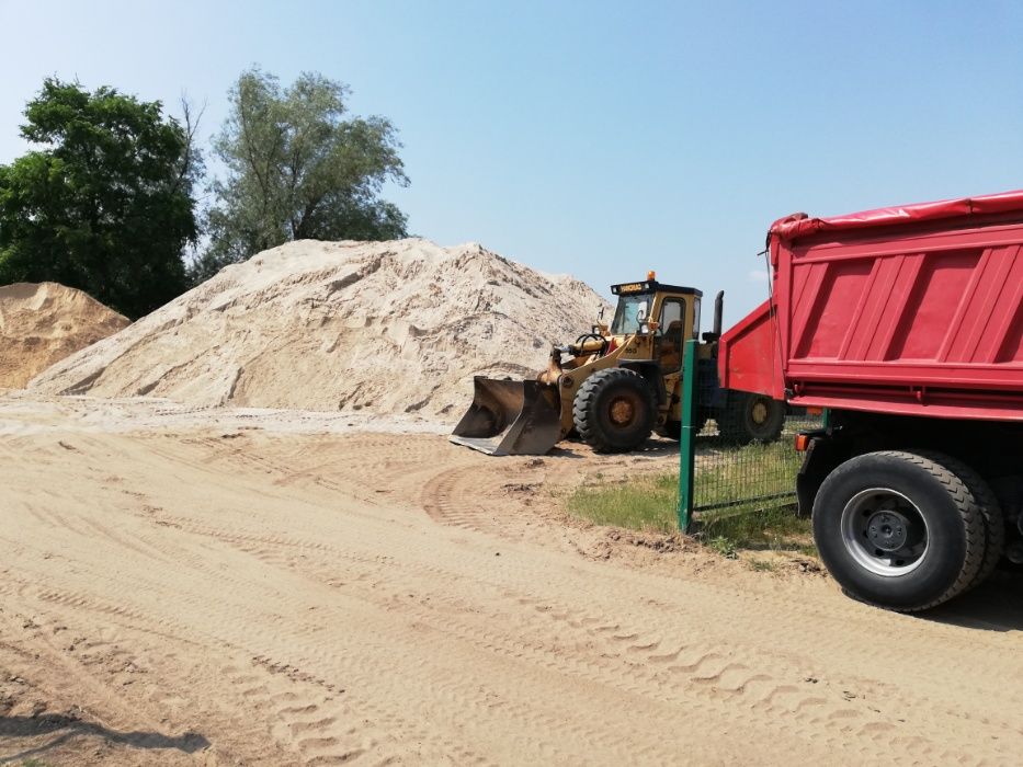 Transport - piasek, piach, żwir płukany 0-4 mm, ziemia, czarnoziem.