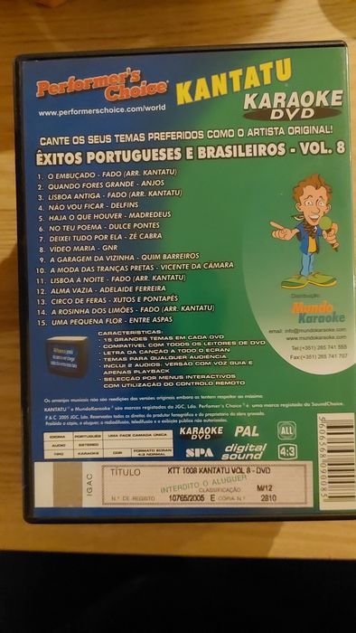 Kantatu DVD - Êxitos Portugueses e Brasileiros - vol.3 ao 10

Se quise