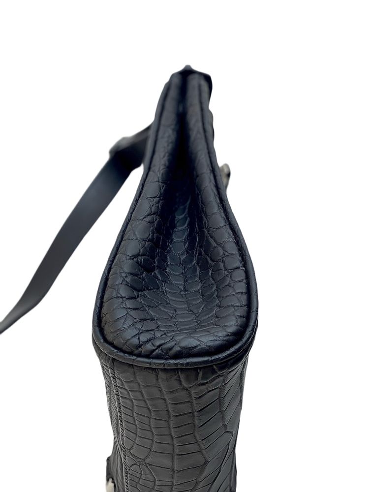 Мужская сумка из крокодила в стиле Hermes