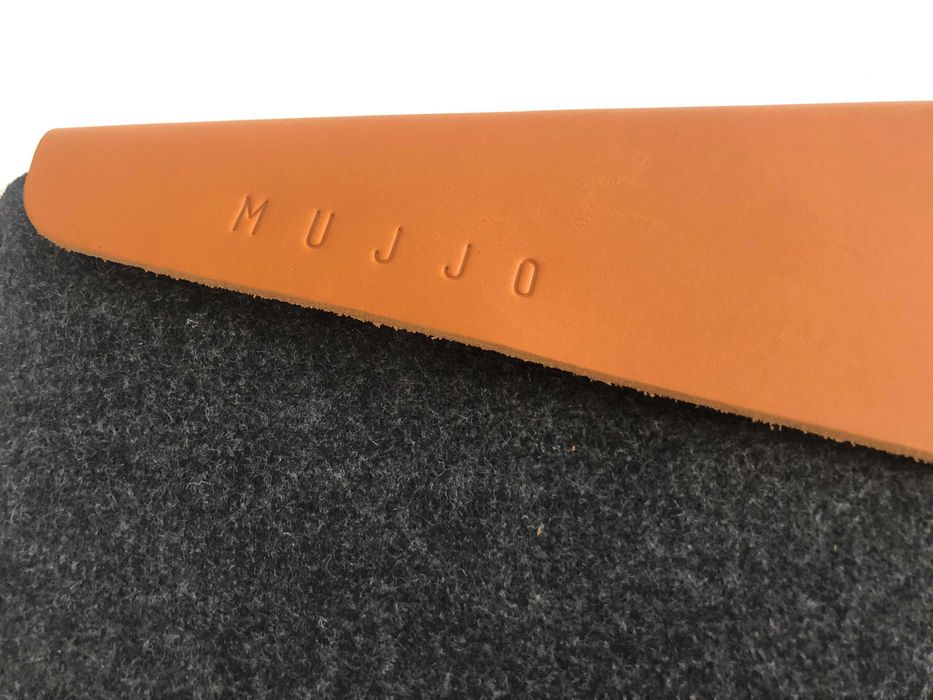 Ekskluzywne etui pokrowiec na laptopa MUJJO skóra + filc