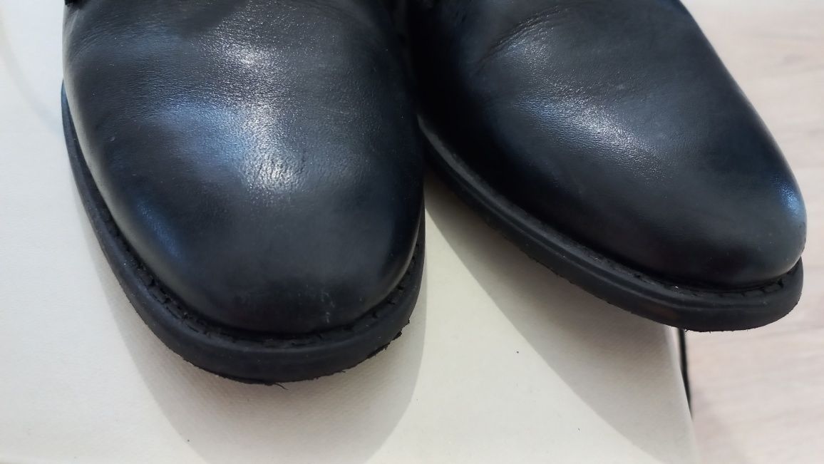 Eleganckie skórzane buty Lasocki r.33 czarne buciki komunia święta