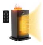 Termowentylator 1500W z nawilżaniem i pilotem cichy 3 tryby timer
