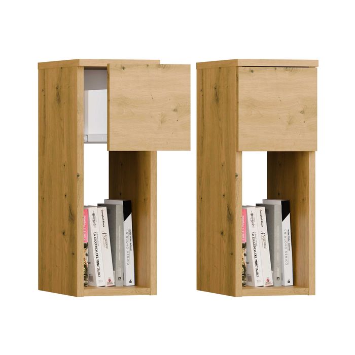 SZAFKA NOCNA GALAX 20 1S Stolik Nocny z Szufladą Sypialni RÓŻNE KOLORY