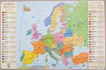 Podkładka mapa polityczna Europy Zachem ,580x380 mm