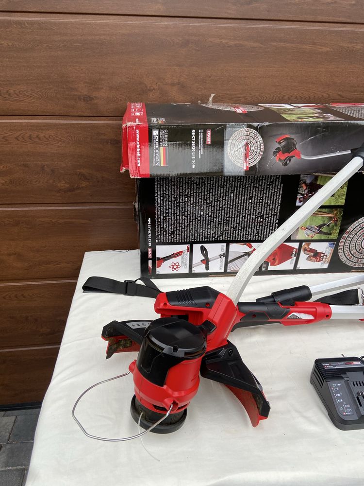 Podkaszarka żyłkowa aku 2x2,5ah einhell ge-ct 36/30li