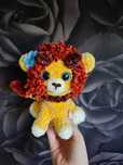 Maskotka zodiak lew amigurumi